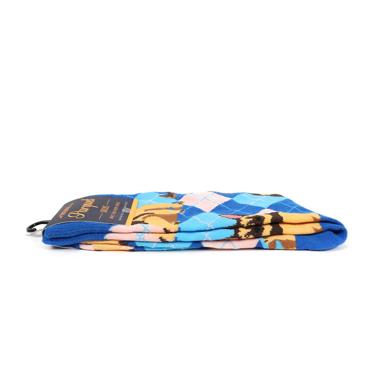 Selini New York - Wholesale Socks - Men's - German Shepherd Argyle Socks for Men4