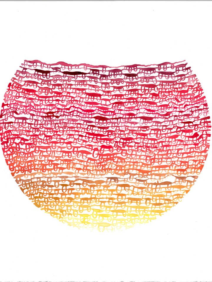 "Full of Fire" Fine Art Print for wholesale by Elephant Shoe Studio