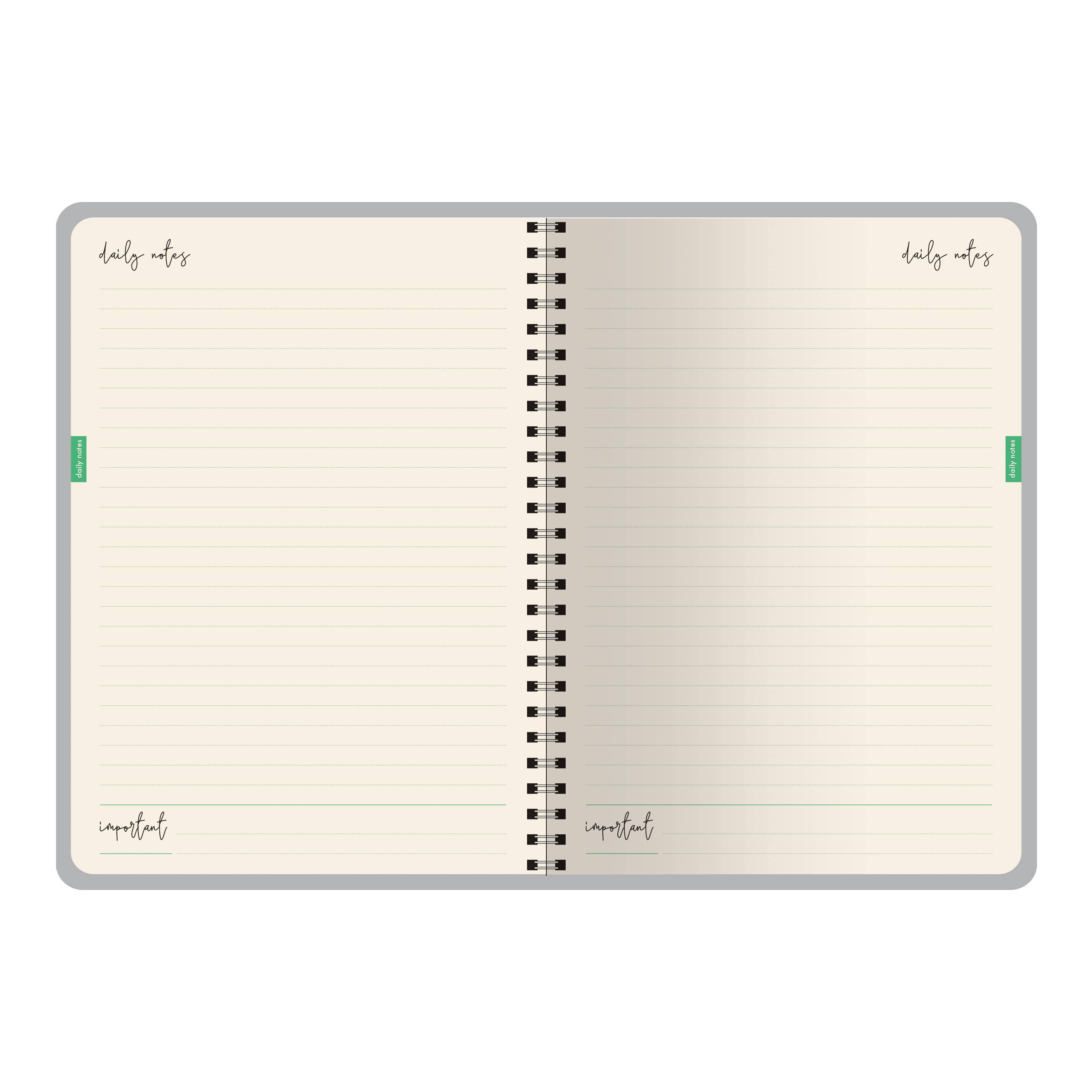 BV by Bruno Visconti - Wholesale Planner - A5 ArtPlanner Spiral Weekly Diary - Forest Flowers5