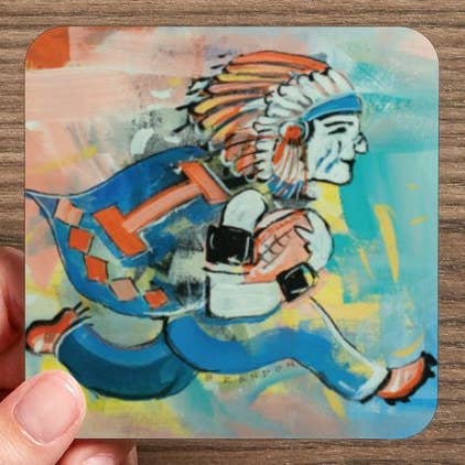 Illinois Fighting Illini vandafvisende glaserede bordskånere for engroshandel hos Brandon Art Co