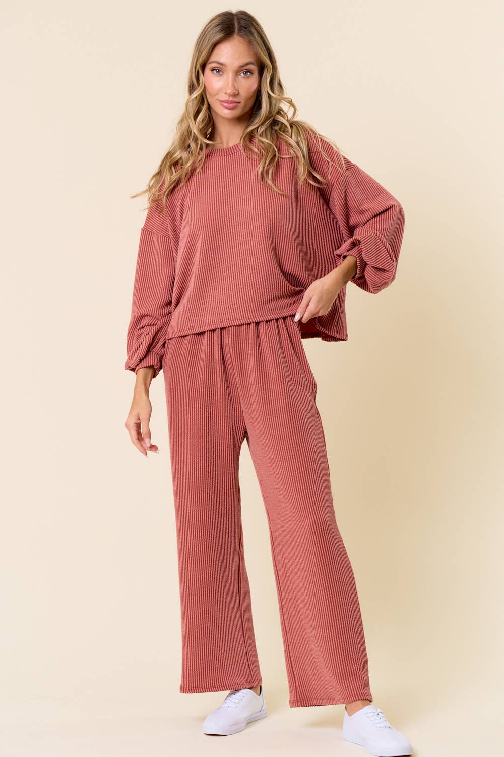 lovely melody - Wholesale Knit Top - Women's - LMT4100-Manifest ribbed top26