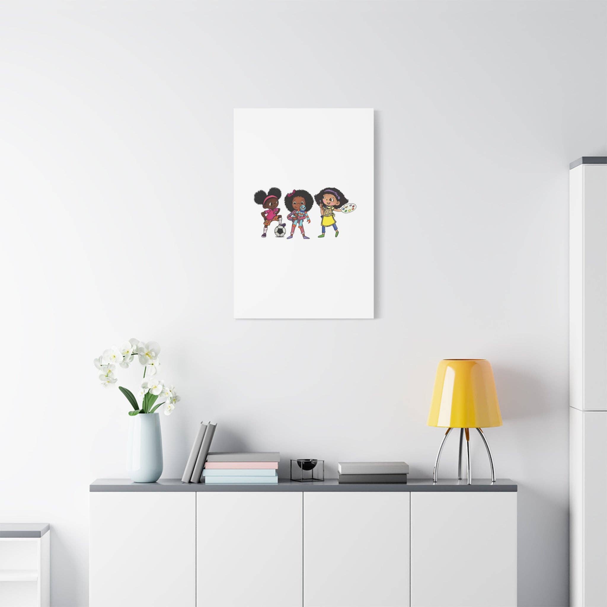 Ikuzi Dolls - Wholesale Art Print - Kids & Baby - Kids' Canvas Wall Art - Playful Characters for Creative Spaces190