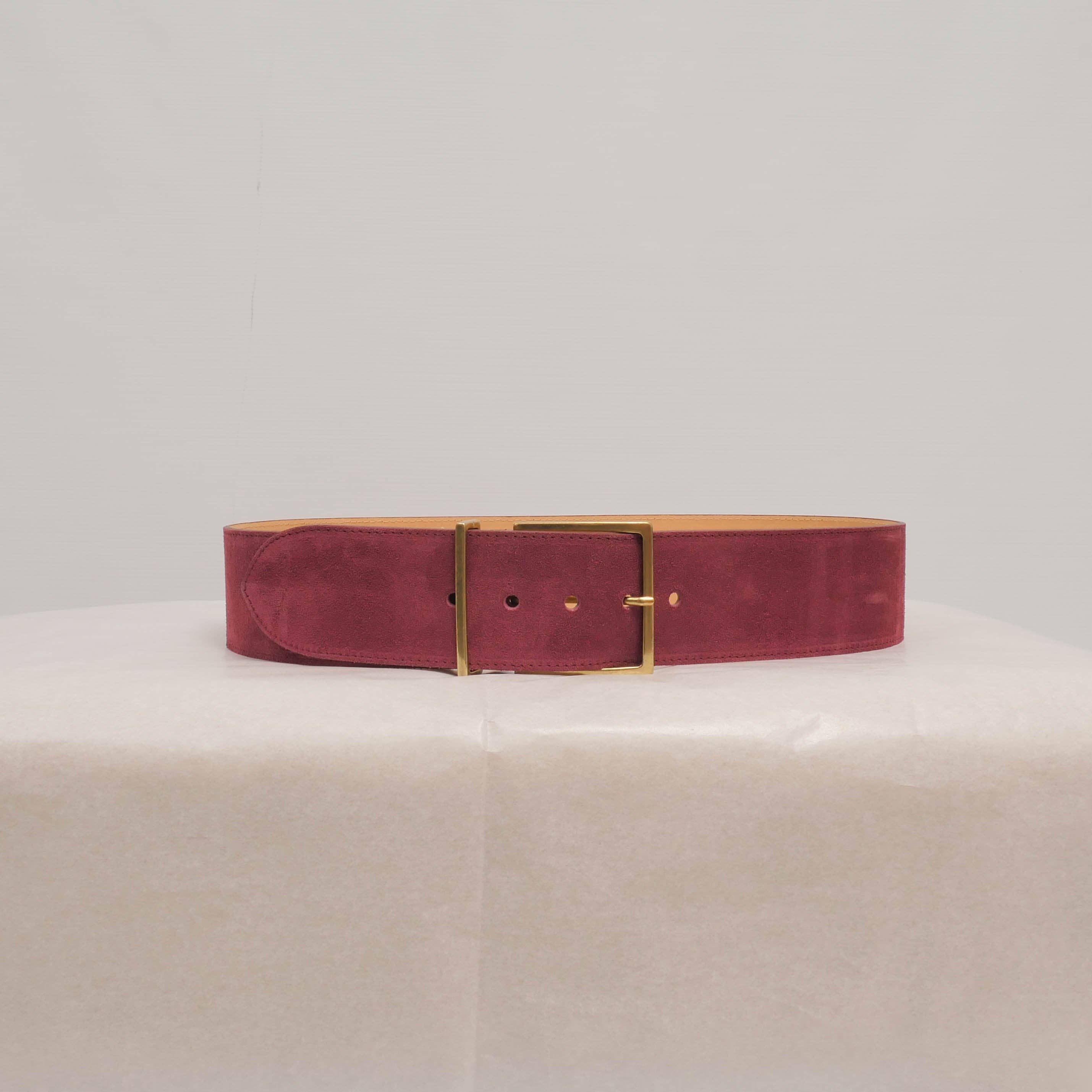 Cecile Wang – wholesale Belt – Women's – Suede leather belt 6 cm – BK00834
