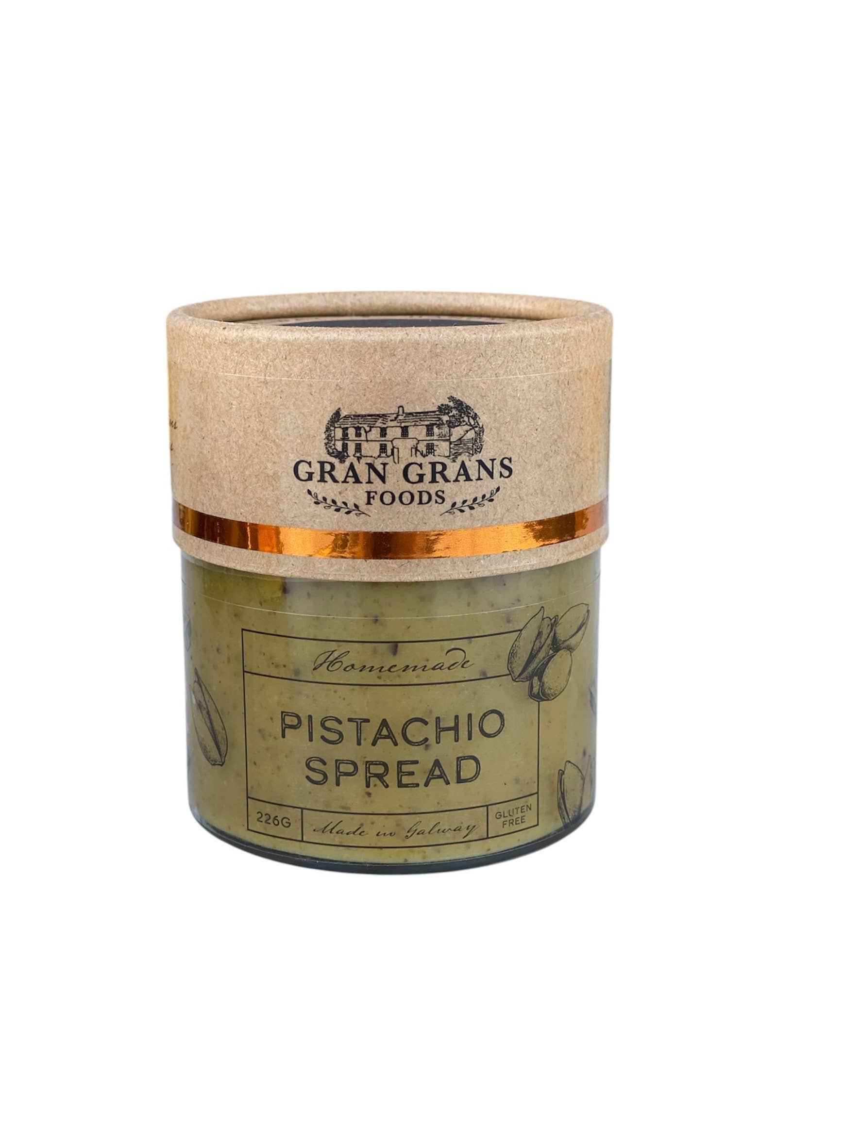 Gran Gran's Foods - Wholesale Hot Fudge/Chocolate Spread - PREMIUM PISTACHIO SPREAD