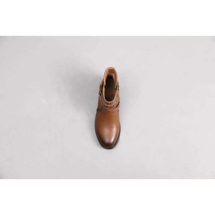 Top Staka - Vente Bottines – femme - A2354 Bottines à clous et fermeture éclair