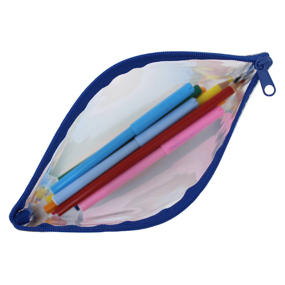 Powell Creative Products Ltd – wholesale Pencil case/pouch – Clear Small Exam Pencil Case Flat See Through Back To School6