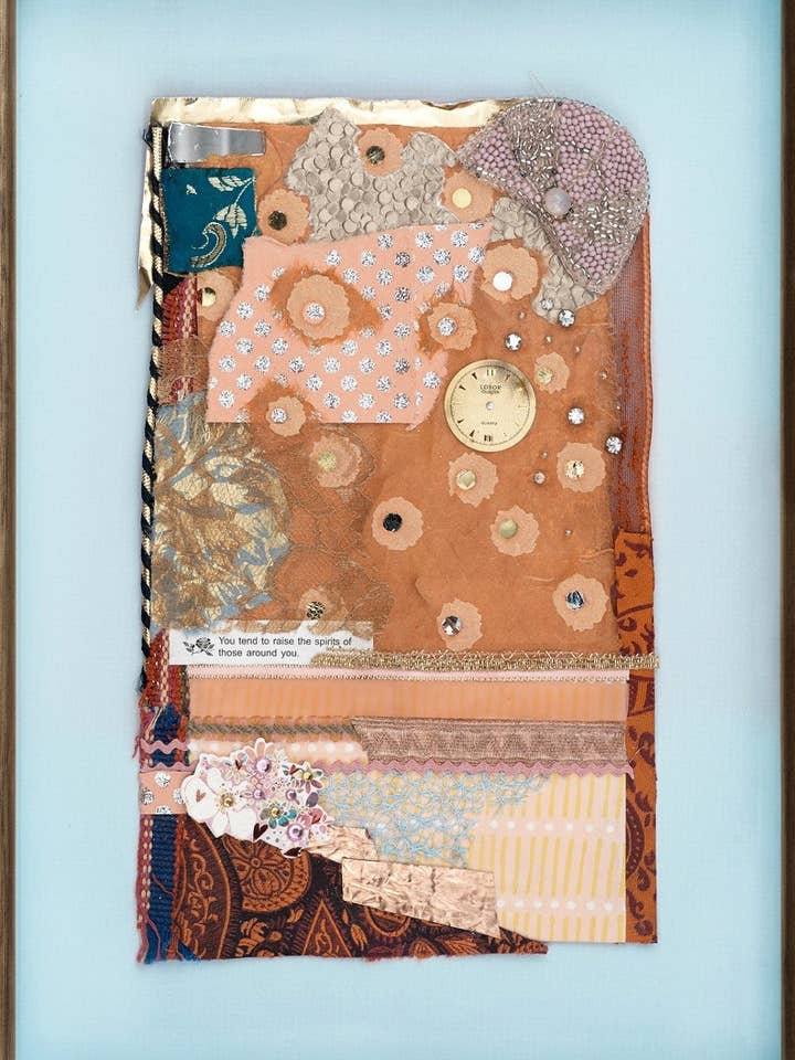 You Tend to Raise the Spirits - original assemblage for wholesale by FREAK'N ART