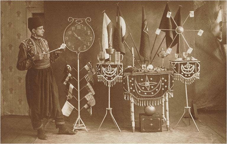 Found Image Press - Wholesale Stationery/Notecard Set - Greeting Card AP-107 Magician with Props0