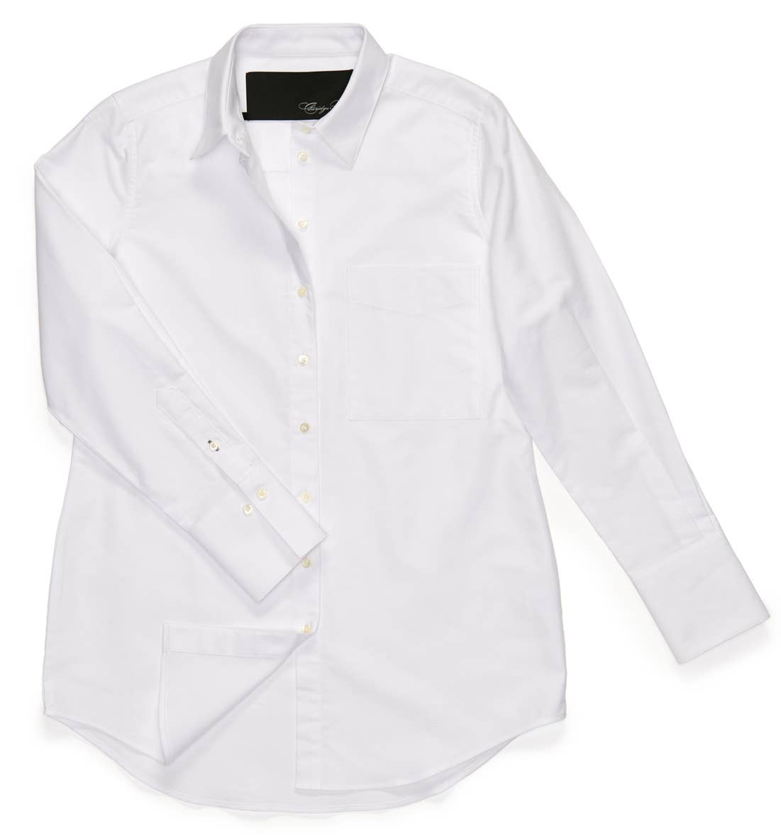 punta blanca de fácil cuidado La Camisa Mod en Pinpoint Blanco Nítido de venta al por mayor en Faire0