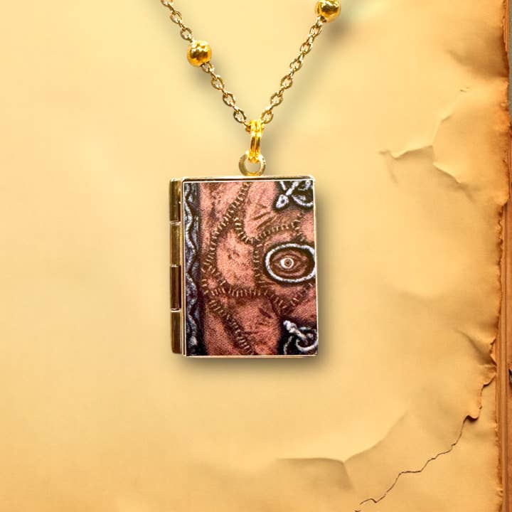 Can'tdles - Wholesale Locket Necklace - Hocus Pocus Spell Book Necklace