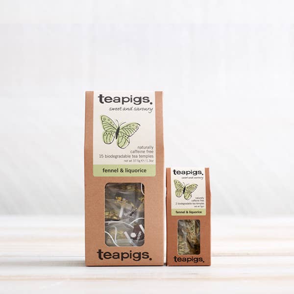 teapigs - Wholesale Tea Bags - Fennel & Liquorice Tea - 15 Temples1