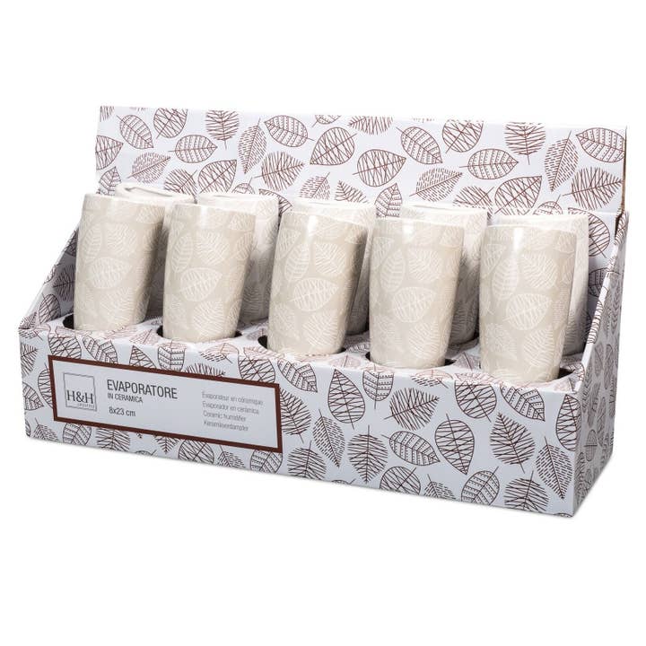 H&H - Vendita all'ingrosso Diffusori a lamella - Evaporatore A Scudo Michelle In Ceramica Decoro Assortito1