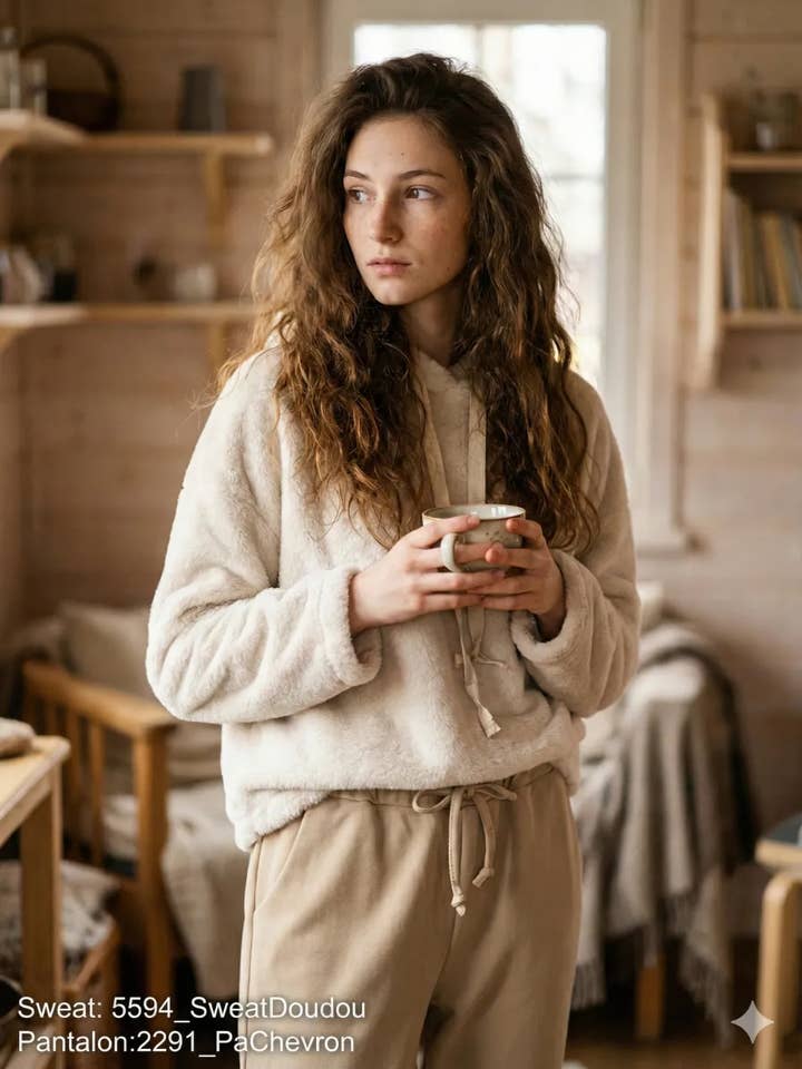 Kapuzen-Sweatshirt Doudou @5594_SweatDoudou für den Großhandel von Mimi & Gogo