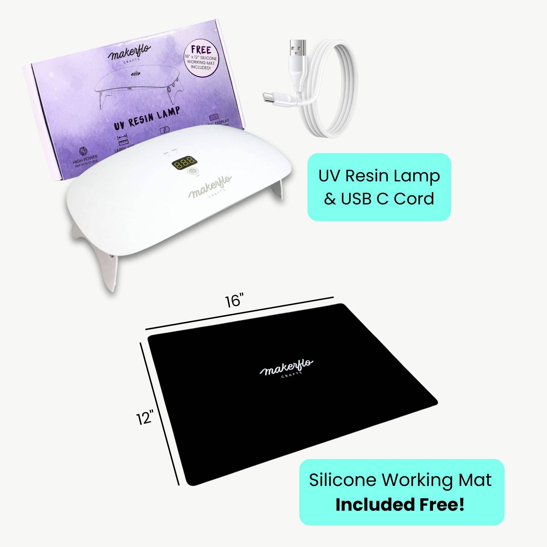 MakerFlo - Wholesale Craft Tool - UV Resin Lamp2