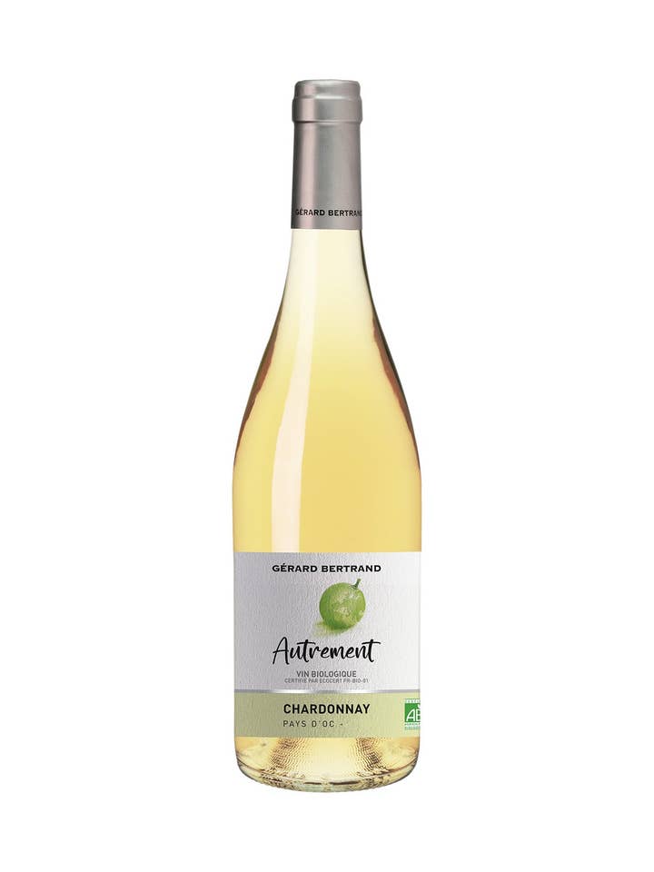 Autrement Chardonnay 2024 vino bianco biologico per la vendita all'ingrosso da parte di Gérard Bertrand