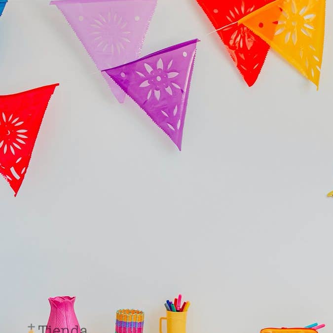 Tienda Esquipulas distribution - Wholesale Bunting/Garland - Papel picado garland plastic flags1