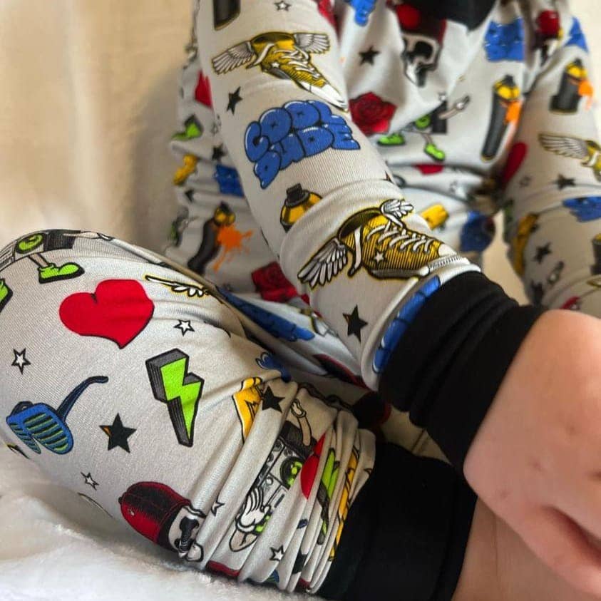 Bells & Rainbows by TND - Vente Haut et bas de pyjama – enfant - Ensemble de pyjama Cool Dude 2 pièces8