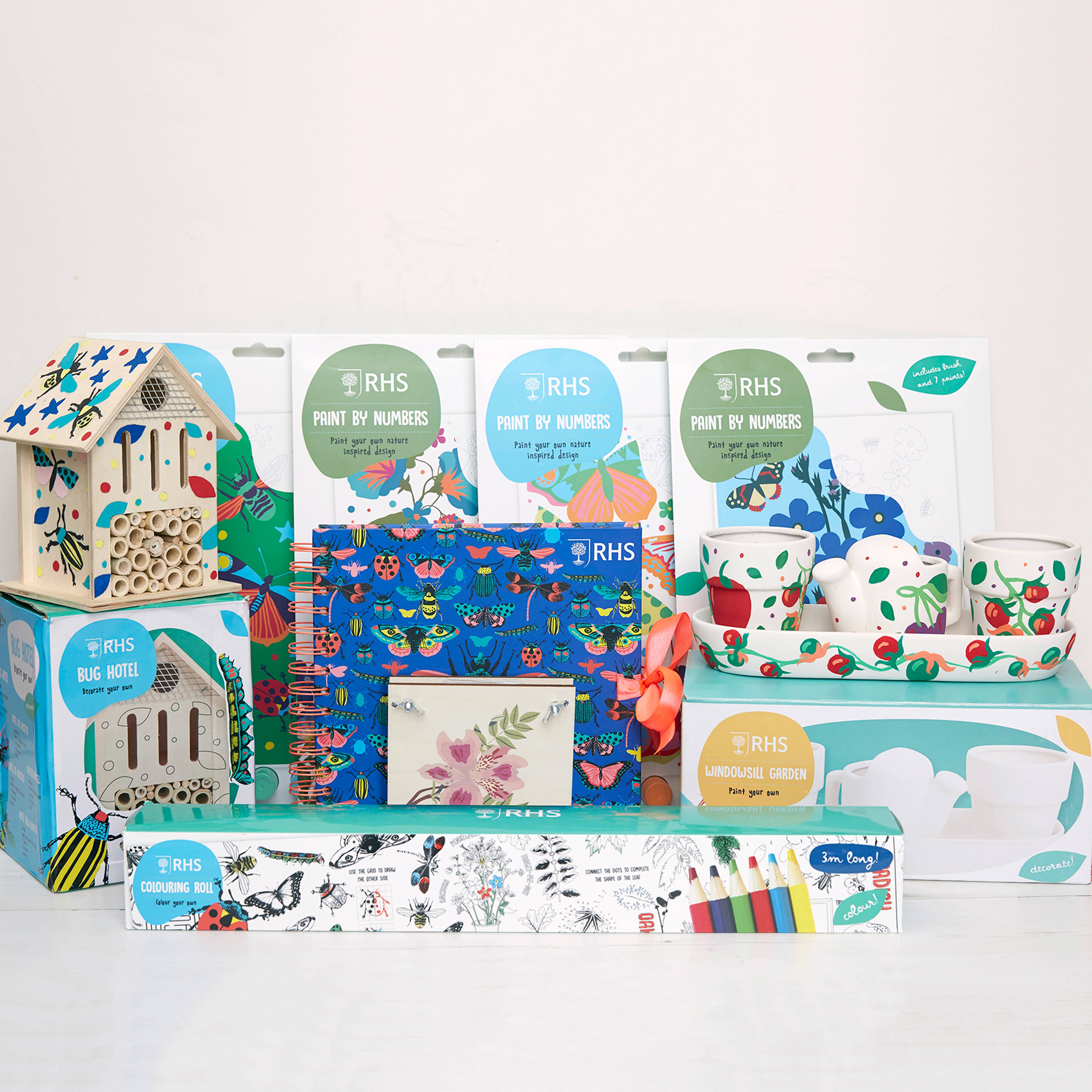 West Design Products – Pintura/desenho por atacado – RHS Paint Your Own Set, Branco, Kit de Artesanato, Janela para Jardim11