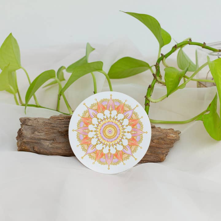 Autocollant Grace Mandala pour la vente par Beacons Mandala