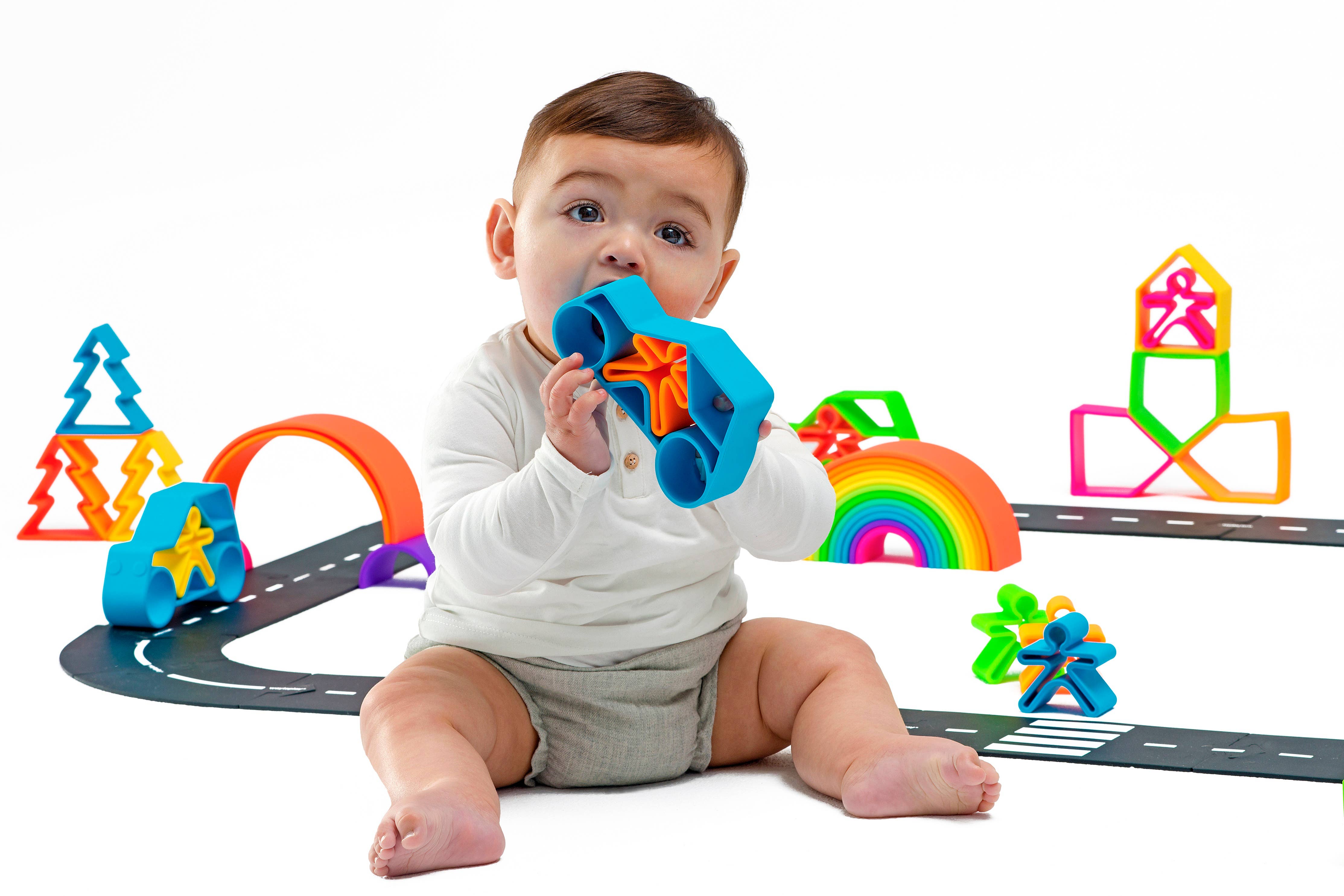 dëna - USA - Wholesale Classic Toy - Kids - Pastel Car & Kid - Blue3