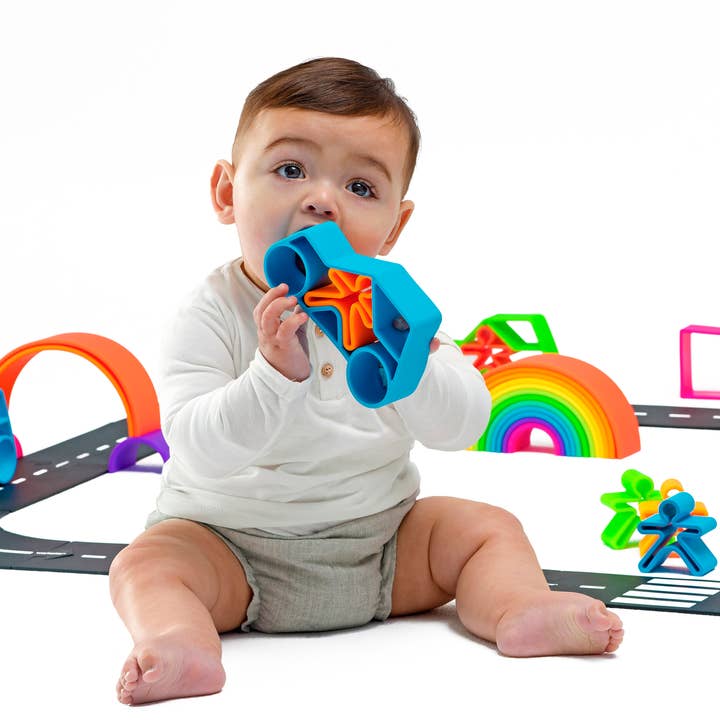 dëna - USA - Wholesale Classic Toy - Kids - Pastel Car & Kid - Blue3