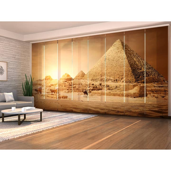 Ensemble de 8 tentes à panneaux pyramidaux égyptiens pour la vente par IlyDecor
