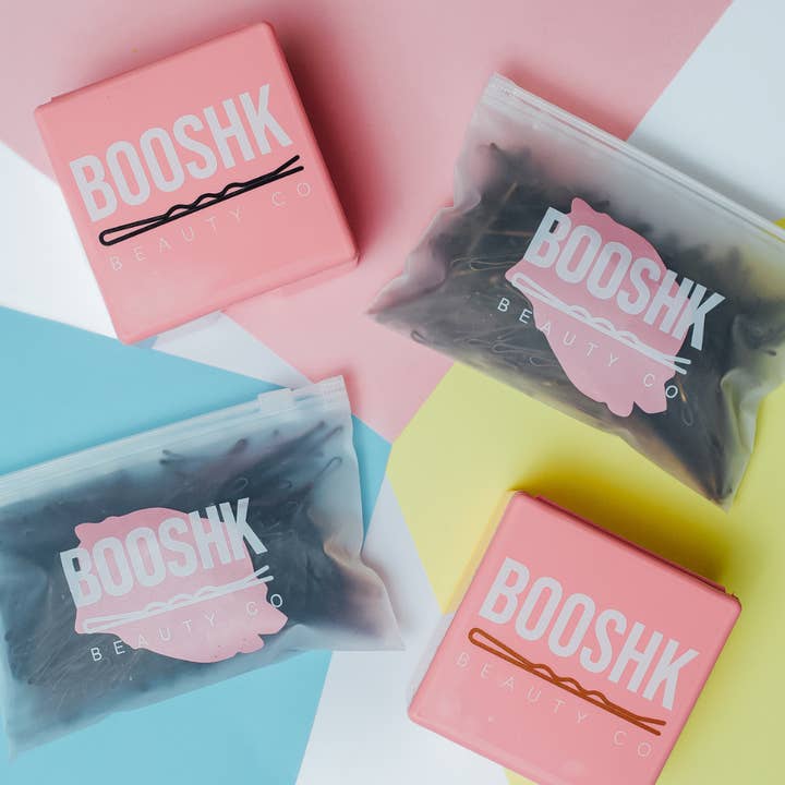 BOOSHK Bobby Pins Two Pack 800 count for wholesale by BOOSHK Beauty Co