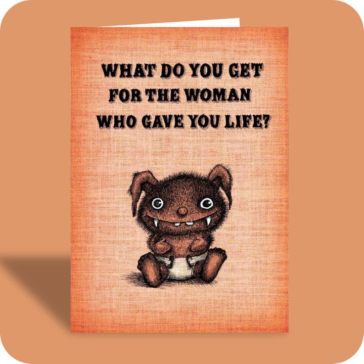 #213 – Roligt Gratulationskort – Mors dag/inga ändringar för wholesale av Bald Guy Greetings