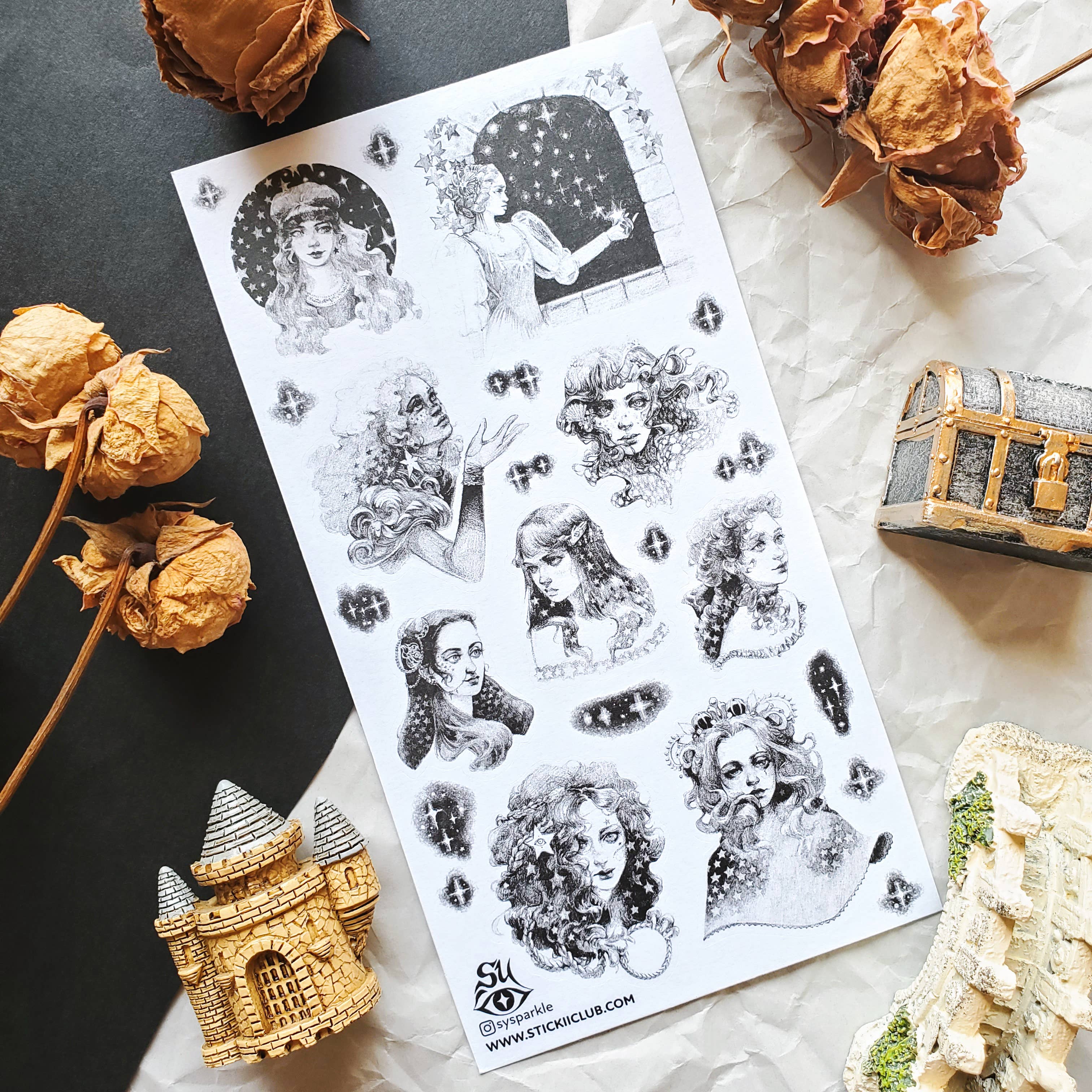 STICKII - Wholesale Sticker - Starlit Dreamers Sticker Sheet1