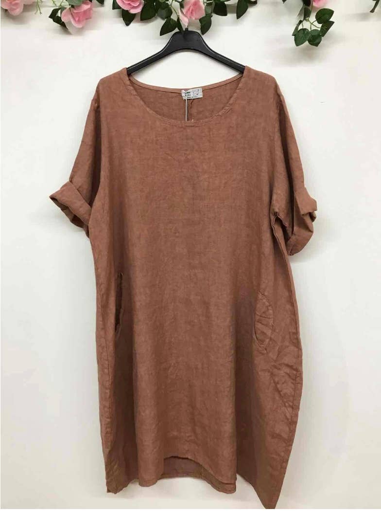 LINEN & COTTON HOUSE – Großhandel Kleid – Damen – Leinenkleid 167 Frühling Sommer Kollektion5