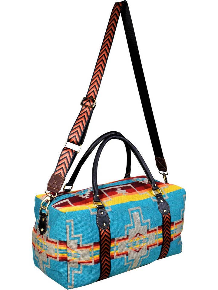 Southwest Weekender Bag #W1 for wholesale by El Paso Saddleblanket