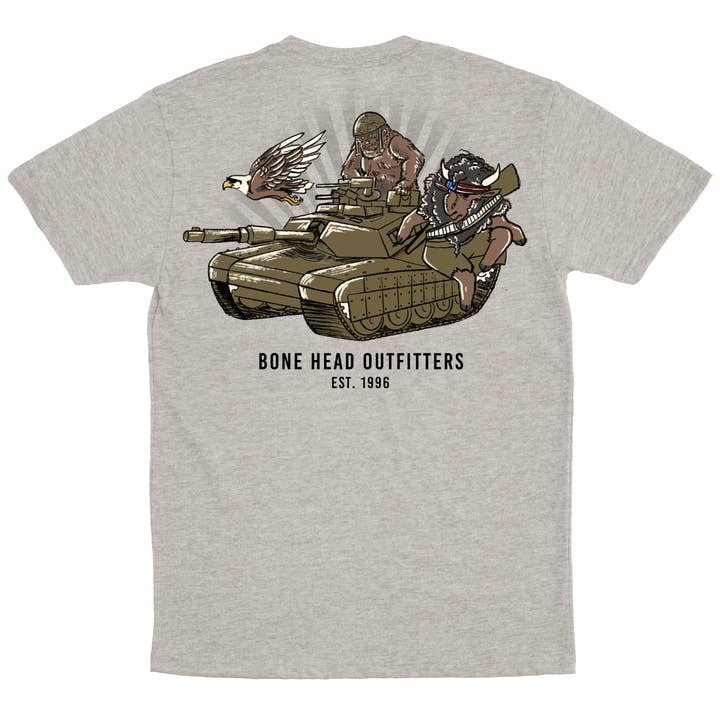 Men's Bone Head Outfitters Tank Squad T-shirt for wholesale by Bone Head Outfitters