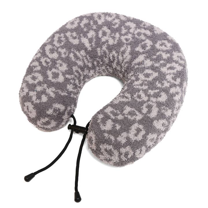 Fashion City - Wholesale Travel Pillow - Soft Leopard Print Travel Neck Pillow4
