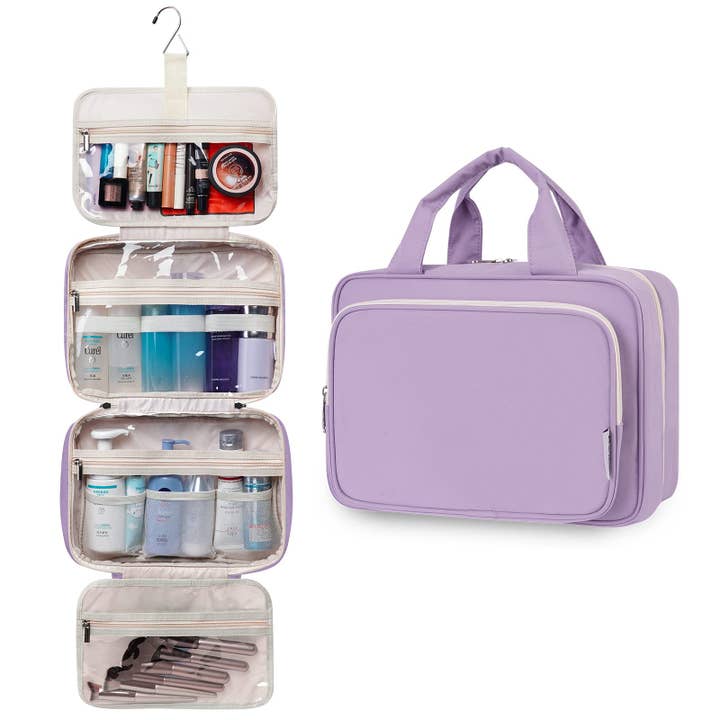 wandf - Wholesale Toiletry Bag - Women's - Large Capacity Waterproof Hanging Toiletry Bag Travel Bag23