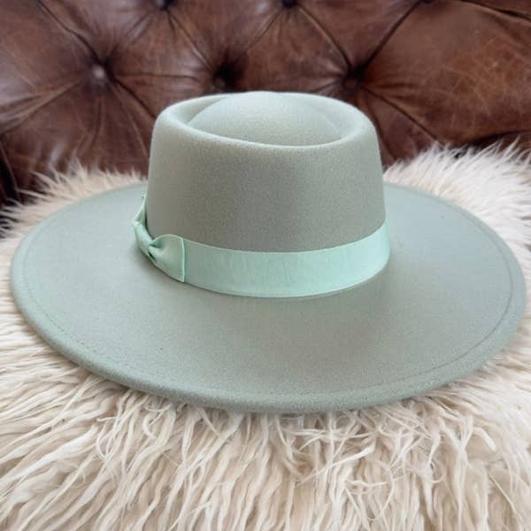 Queens INC - Vente Canotier – femme - Chapeau canotier à large bord avec ruban2