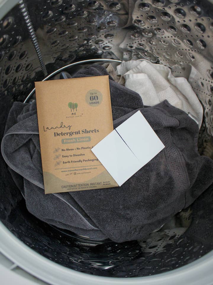 Laundry Detergent Sheets: 60 Loads - Fresh Linen for wholesale by Me Mother Earth