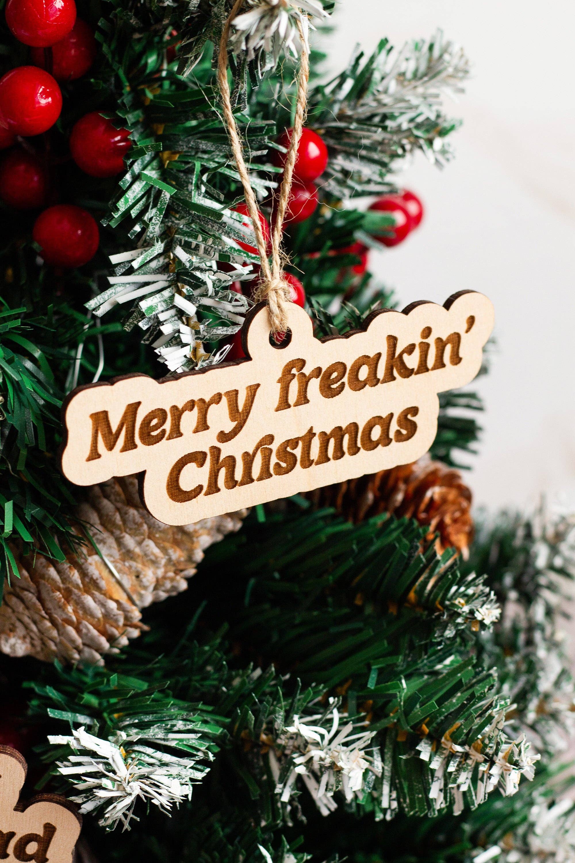 The Print Pantry - Wholesale Ornament - Funny Wooden Ornaments6