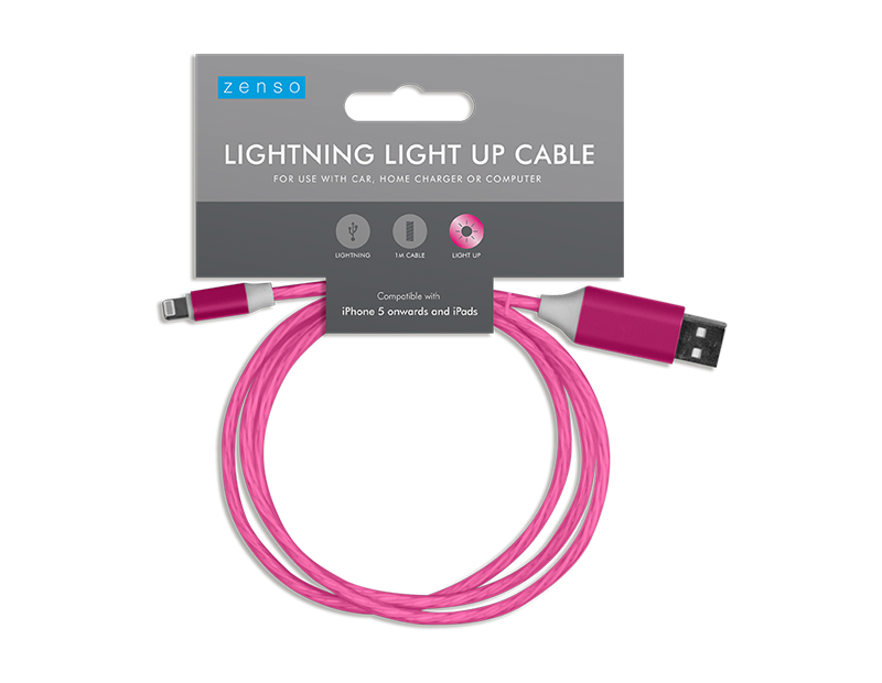 LMT-UK – wholesale Charging cable – Lightning Light Up Charging Cable - 50561703506171