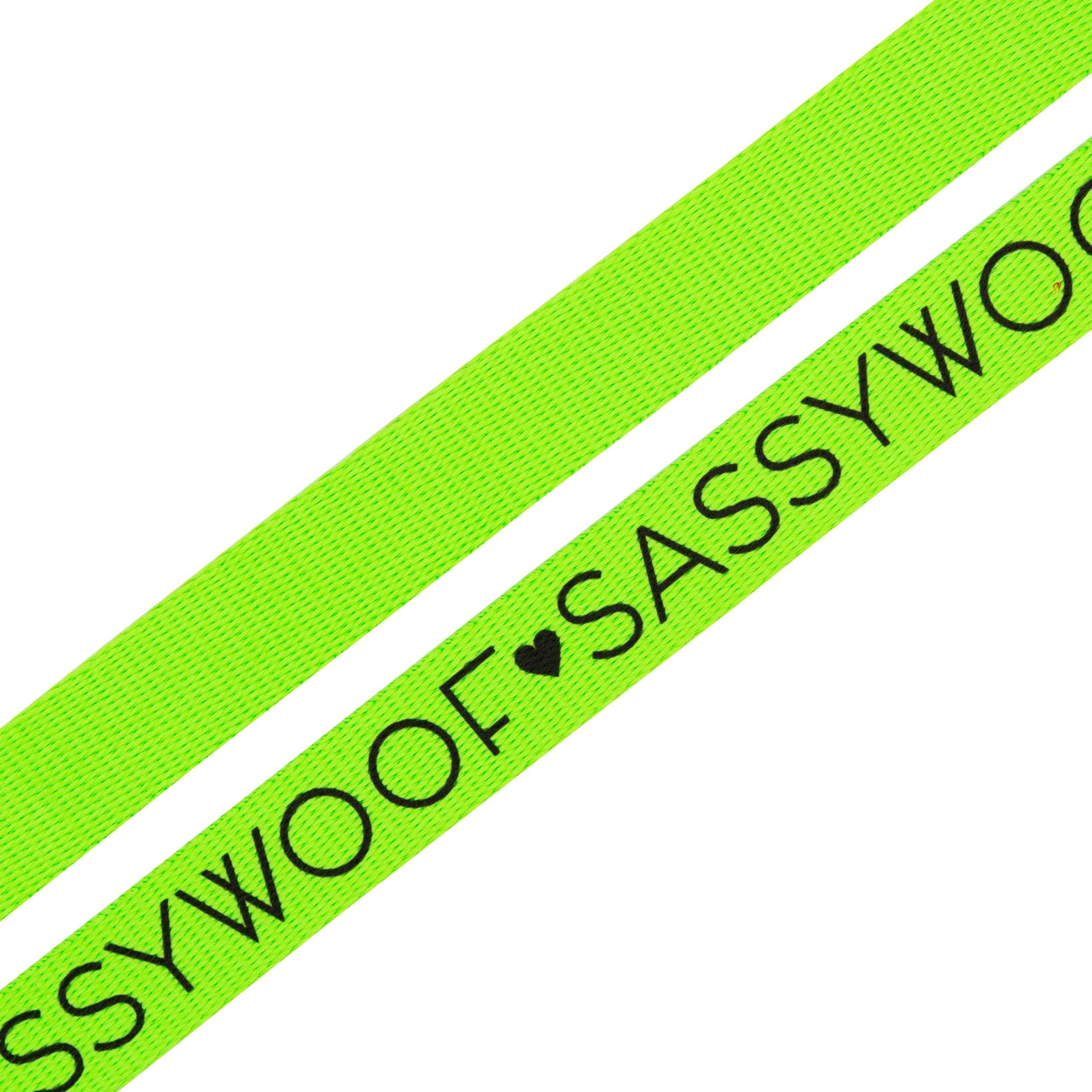 SASSY WOOF - Wholesale Pet Leash - Dog - Dog Leash - Neon Green2