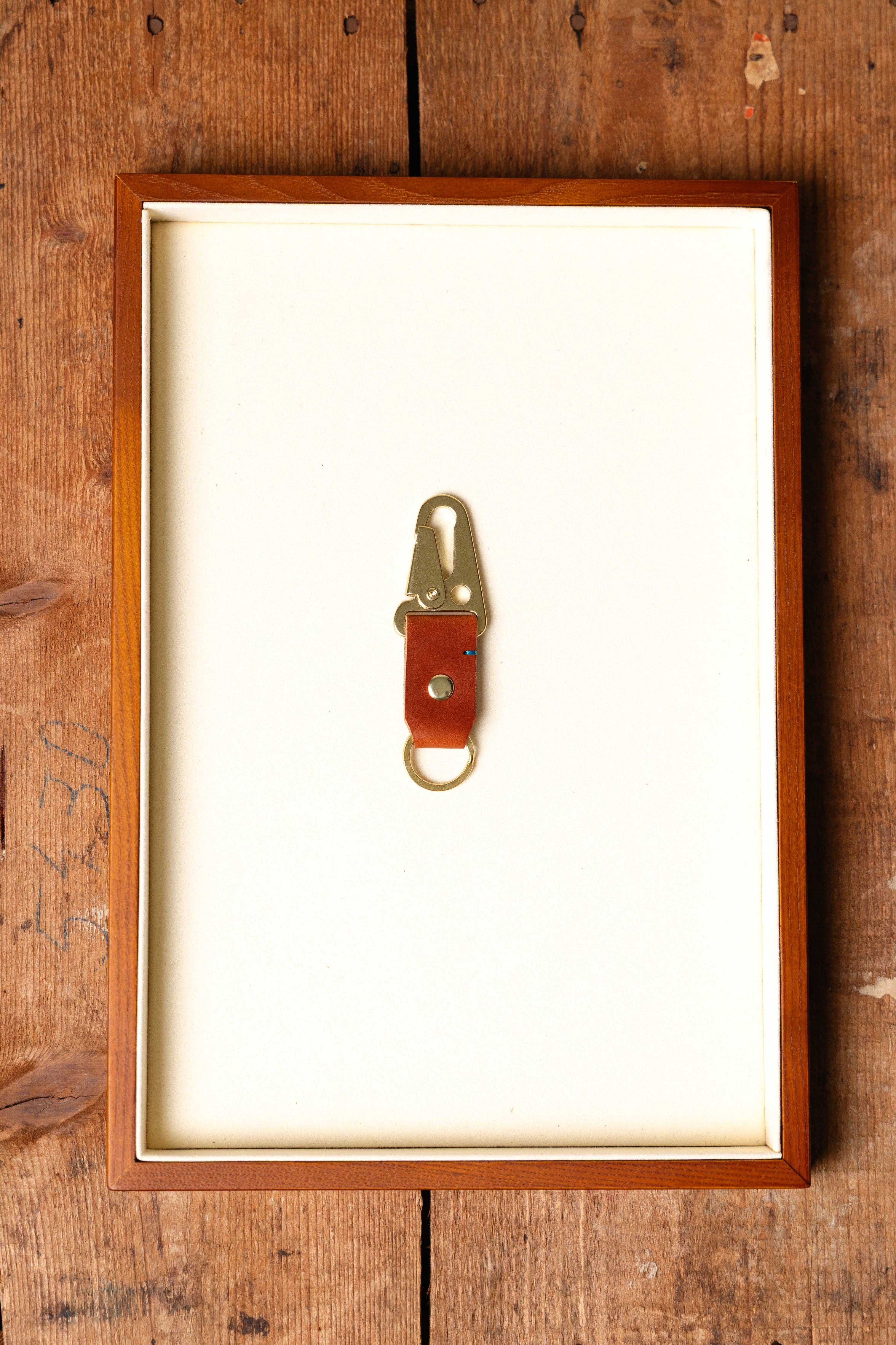 Bluebonnet - Wholesale Keychain - Unisex - The Companion Key Tag - English Tan2