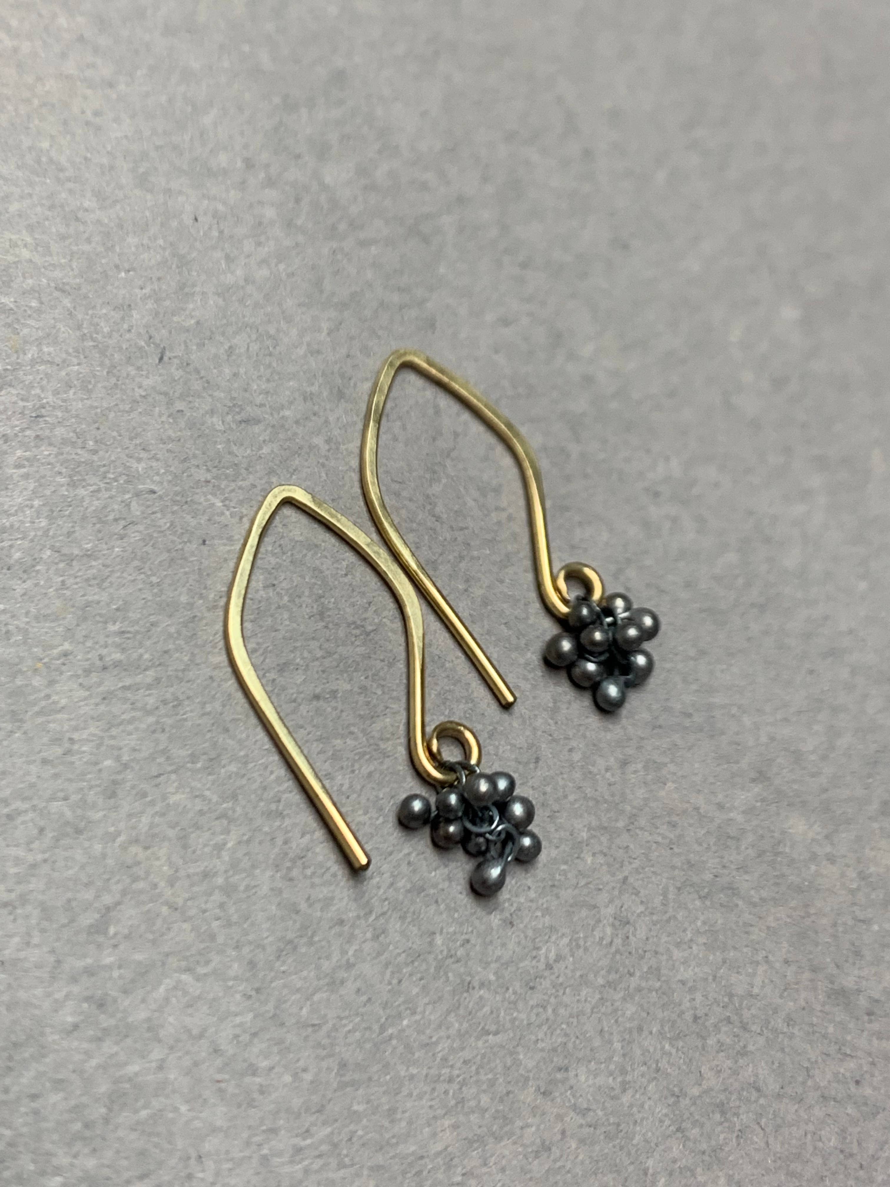 YedOmi Jewelry - Wholesale Dangle Earrings - Mini Wisteria Caviar Hook Earrings2