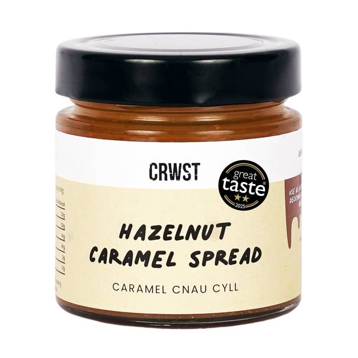 Hazelnut Caramel Spread (210g) for wholesale by Crwst