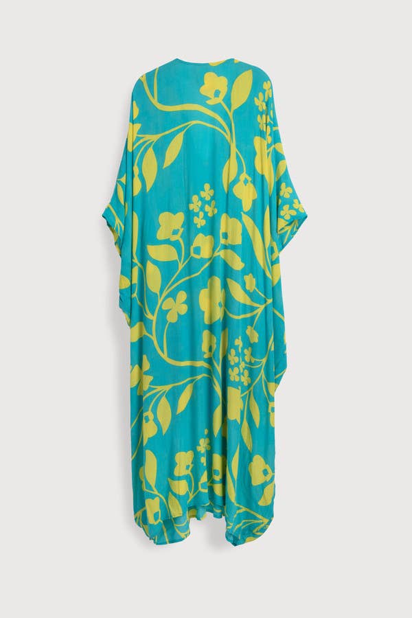 SAACHI - Vente Caftan – femme - Maxi kaftan floral audacieux24