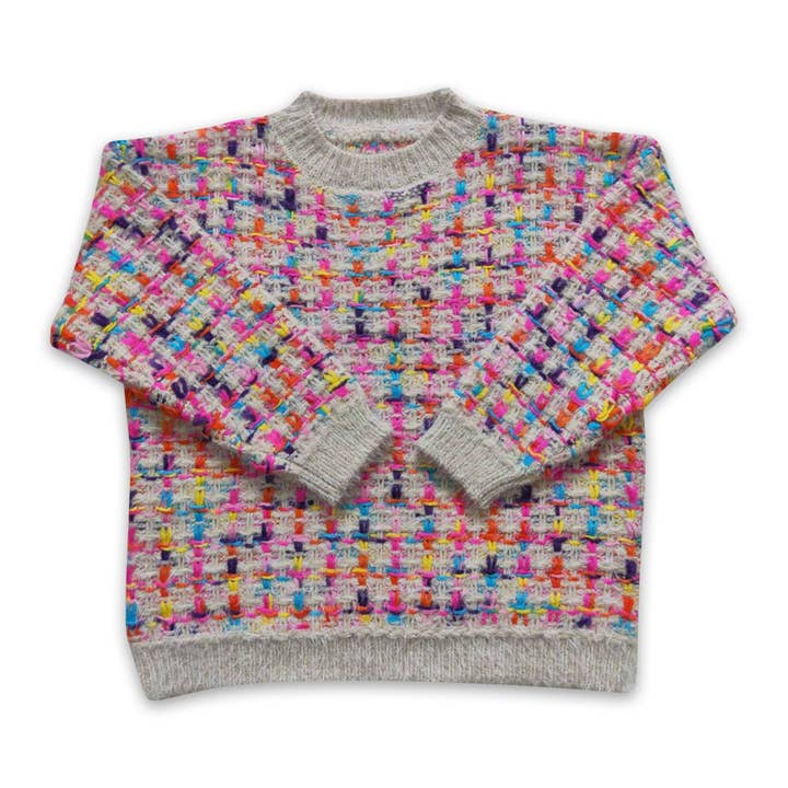 Yawoo Garments - Wholesale Knit Sweater - Kids - Coloful long sleeves kids girls sweater