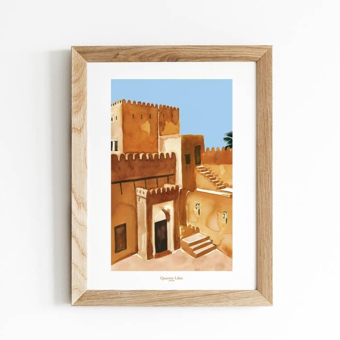 Quartier Libre Papier - Wholesale Art Print - A4 Poster Medina Free District