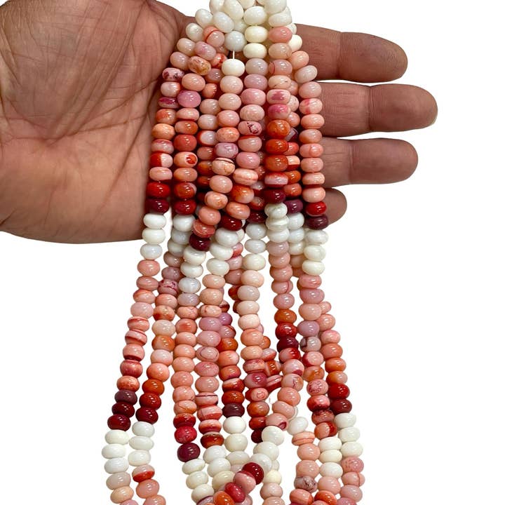 Schöne burgunderrote peruanische Opal-Edelstein-Perlenstrang für den Großhandel von TRIVENI USA INC