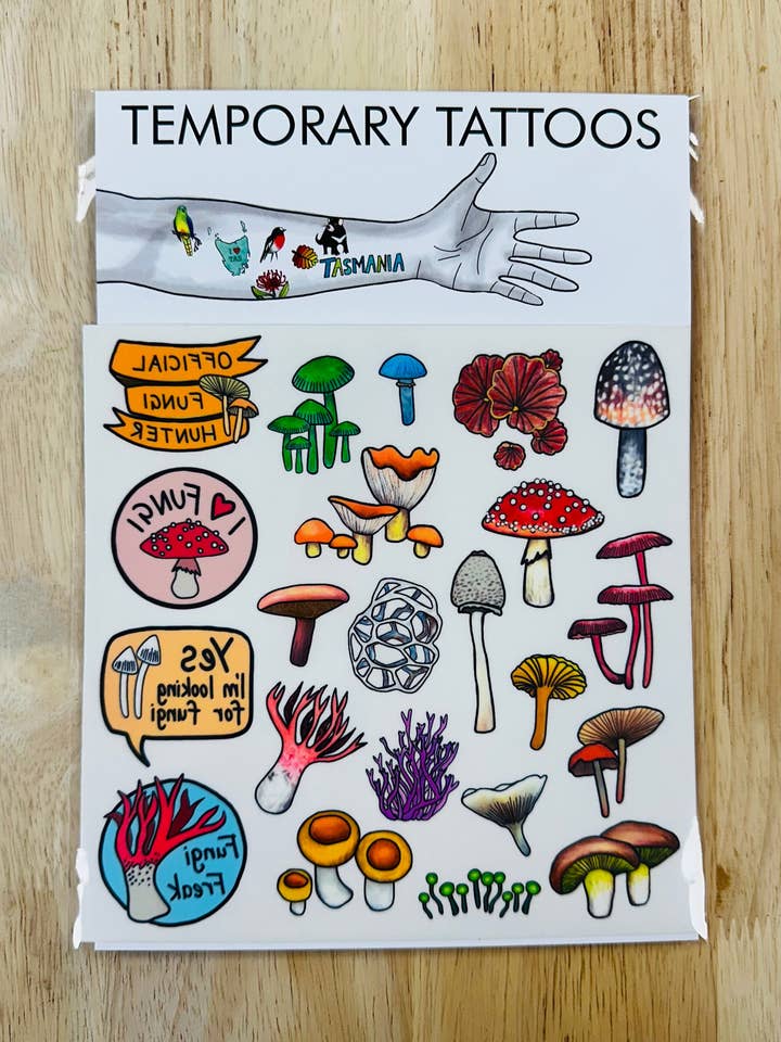 Temporary Tattoos - Fungi Lover for wholesale by PIGMENT MONICA REEVE