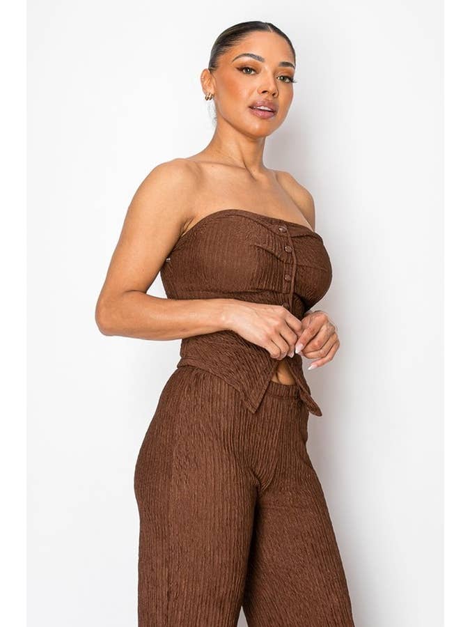 Kimcine - Wholesale Jumpsuit - Women's - KST8513-WOMEN'S SEXY STRAPLESS JUMPSUIT6