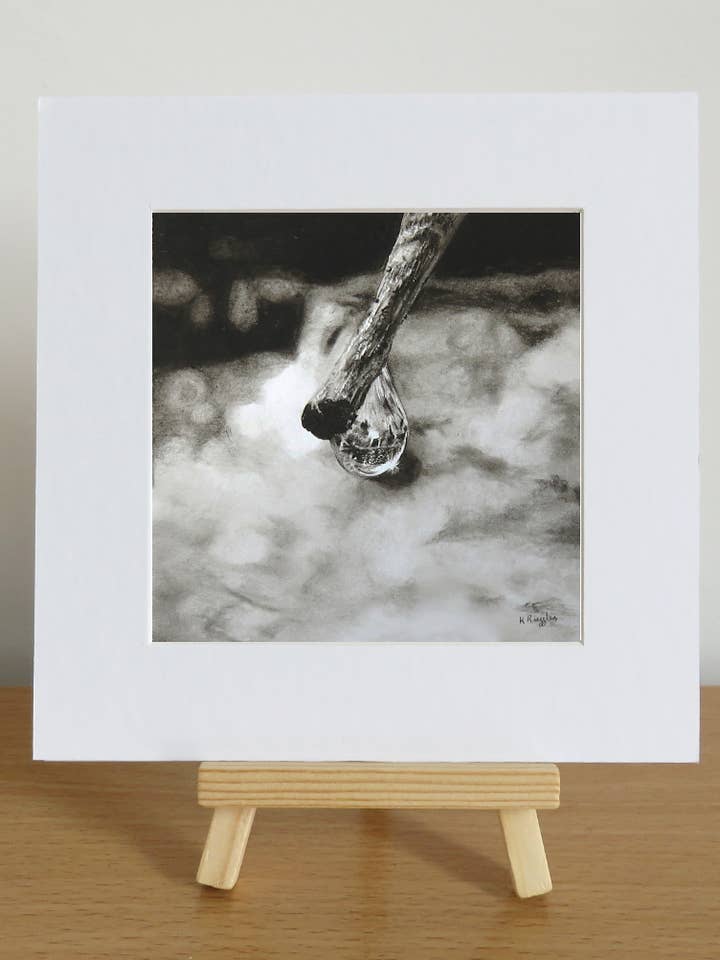 Limited Edition Signed Mini Print of Aysgarth Falls for wholesale by Drawing In Dark
