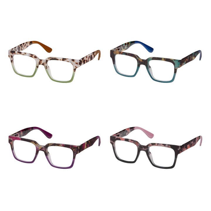 Large Rectangle Reader - Unisex Eyeglasses for wholesale by Blue Gem Sunglasses Inc